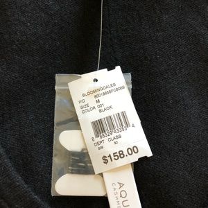 Aqua Cashmere black sweater